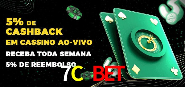 Promoções do cassino ao Vivo 7C Bet